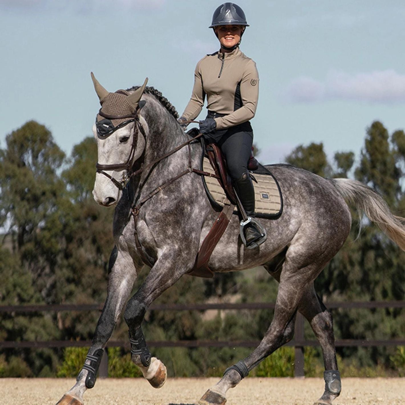 Equestrian Stockholm Ear Bonnet - Sportive Chantelle