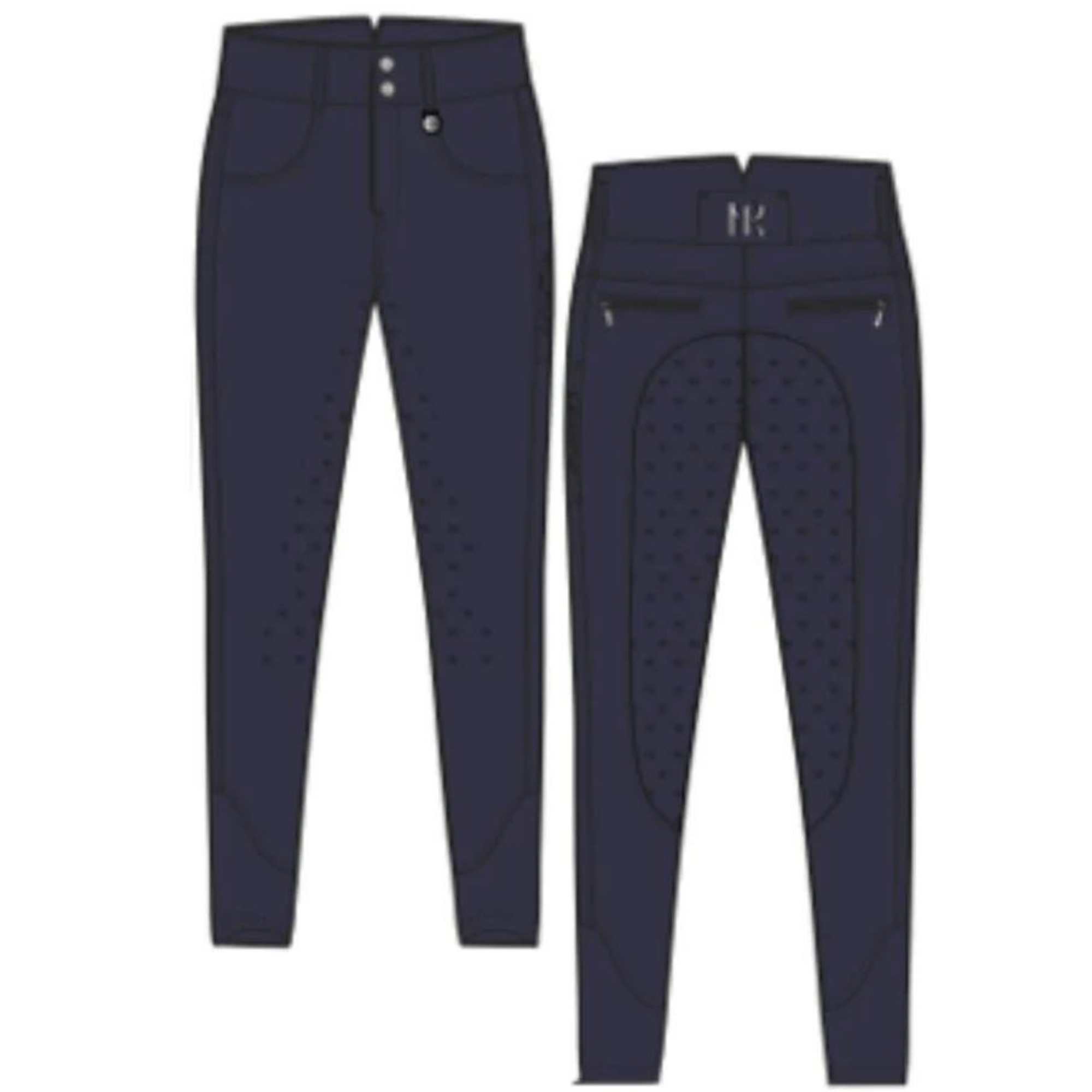 Mrs Ros Amsterdam Breeches - Navy