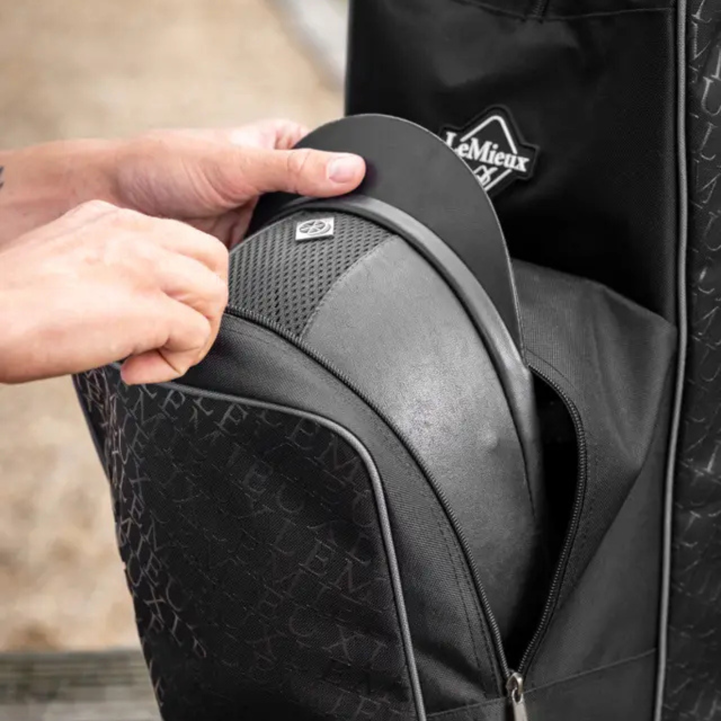 LeMieux Elite Pro Boot & Helmet Bag - Black