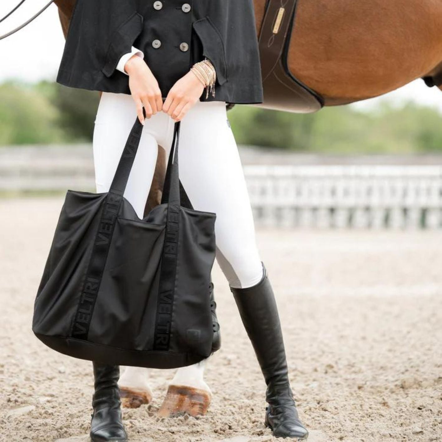 Veltri Newport Tote - Black