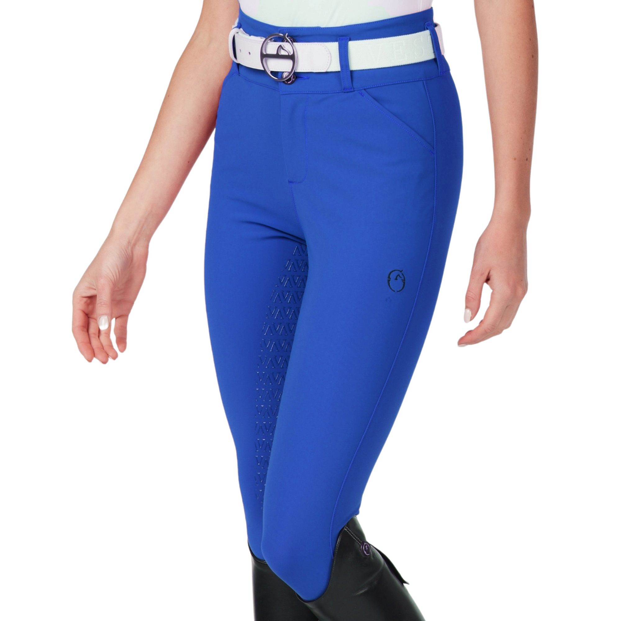 Vestrum Molveno High Waist Full Grip Breeches - Ocean Blue