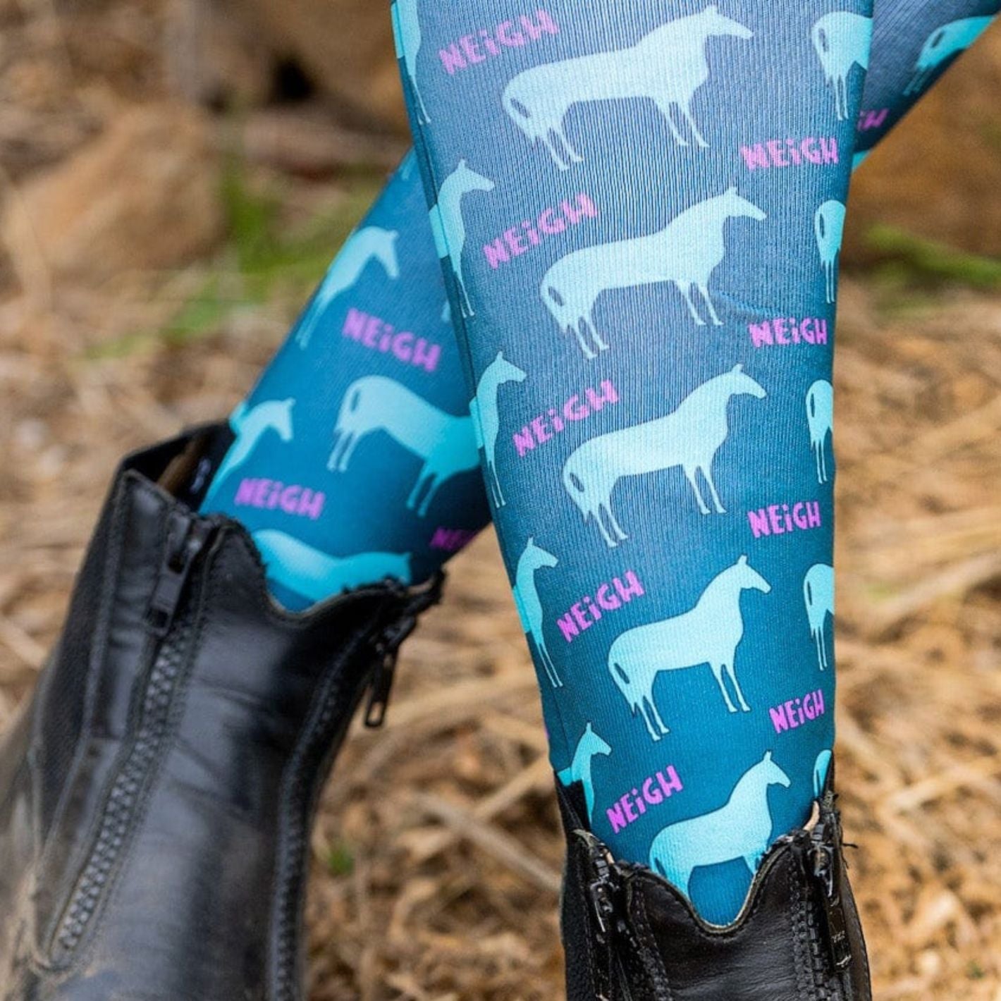 Dreamers & Schemers Boot Socks - Neigh