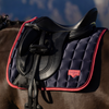 LeMieux Liore Dressage Pad - Navy / Cranberry