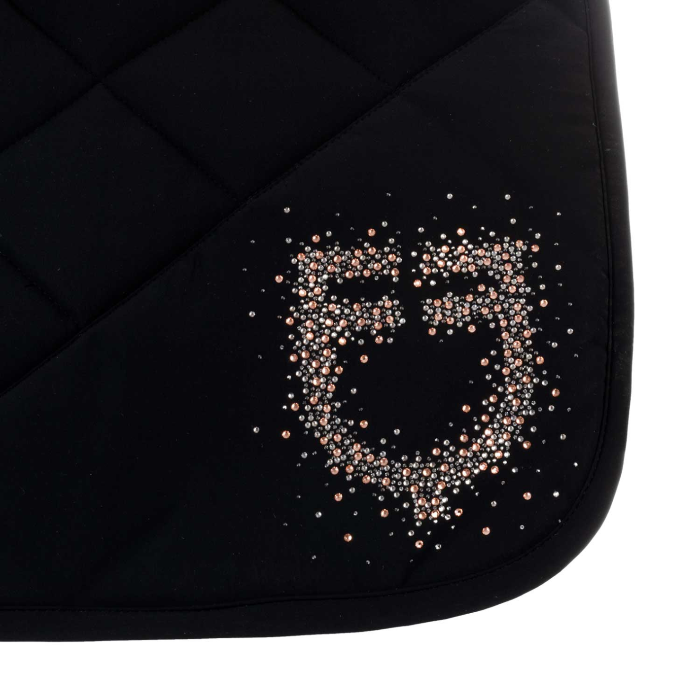 Equestro Rhinestone Jump Pad - Black