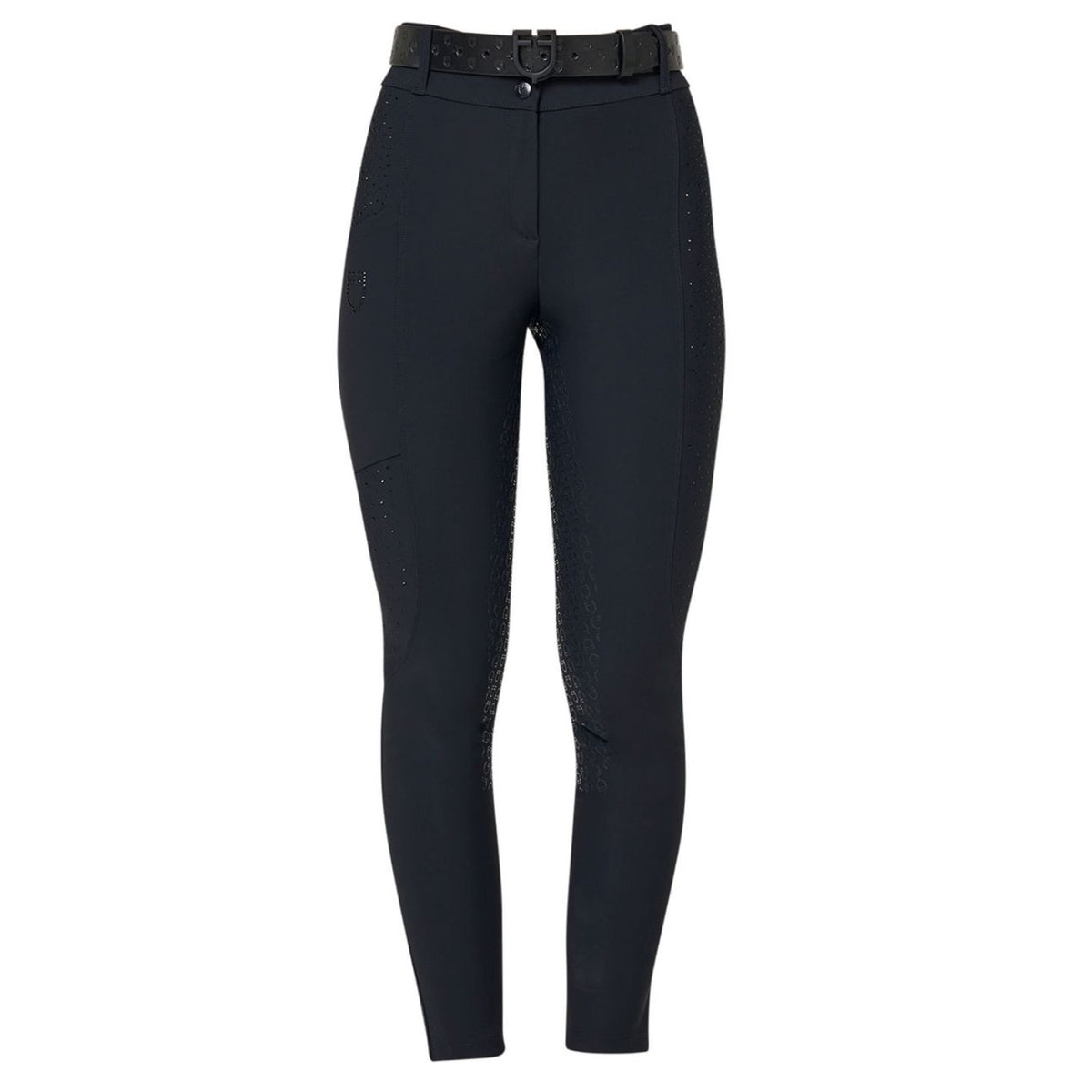 Equestro Rhinestone Breeches - Black