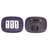 QHP Number Holder Glitter - Navy