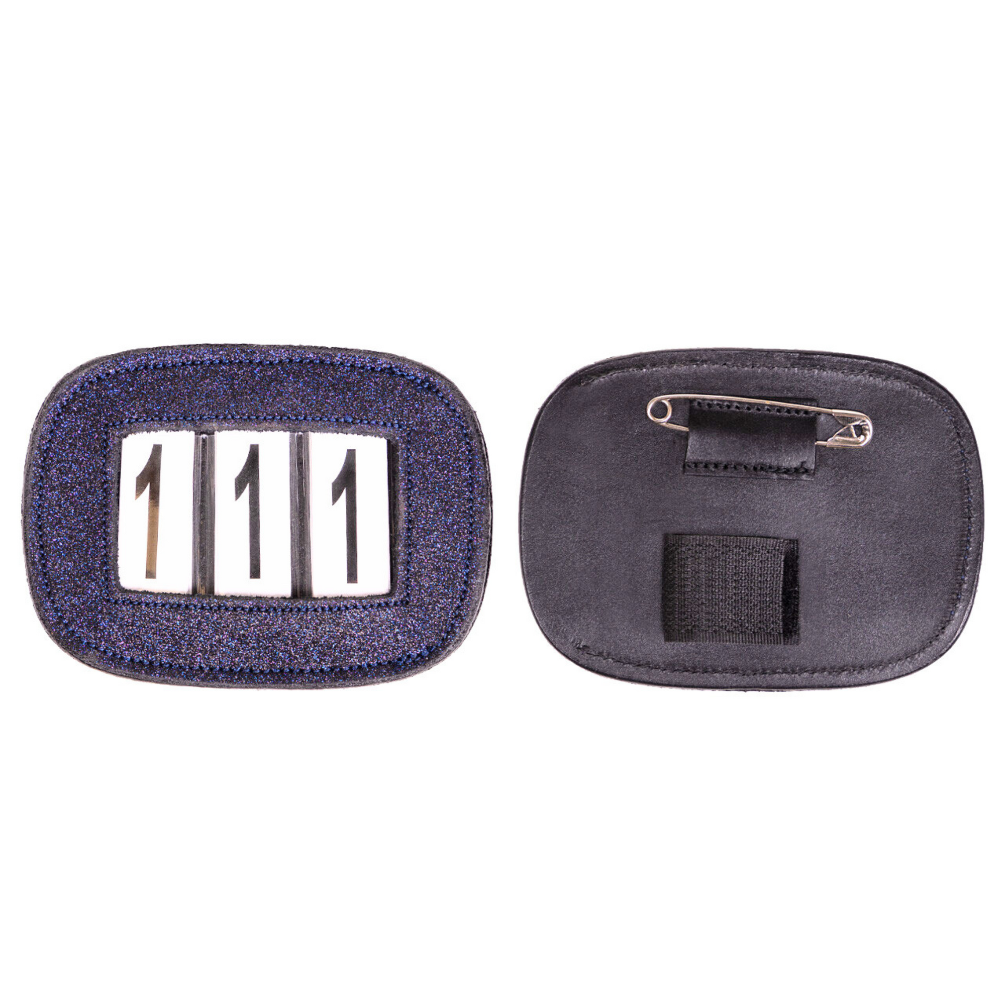 QHP Number Holder Glitter - Navy
