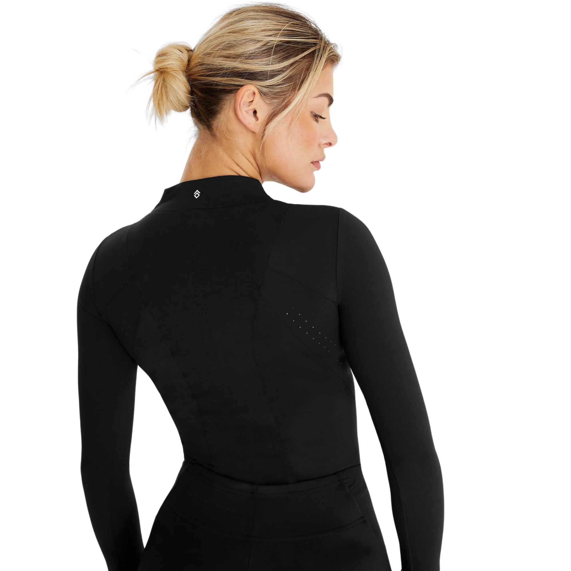 Aztec Diamond Core Long Sleeve Base Layer - Black