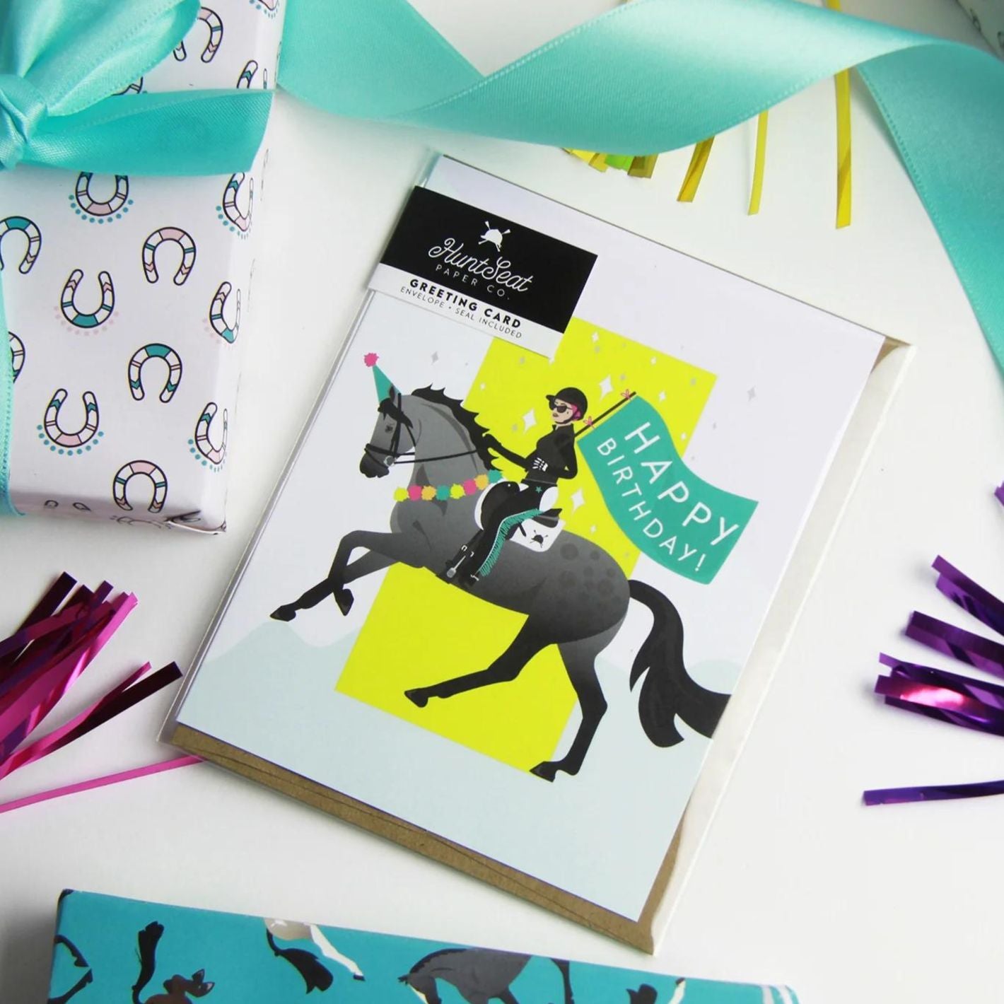 Hunt Seat Paper Co Greeting Card - Birthday Parade