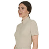 Equestro Pearl Training Polo Shirt - Oxford Tan