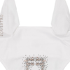 Equestro Rhinestone Bonnet - White