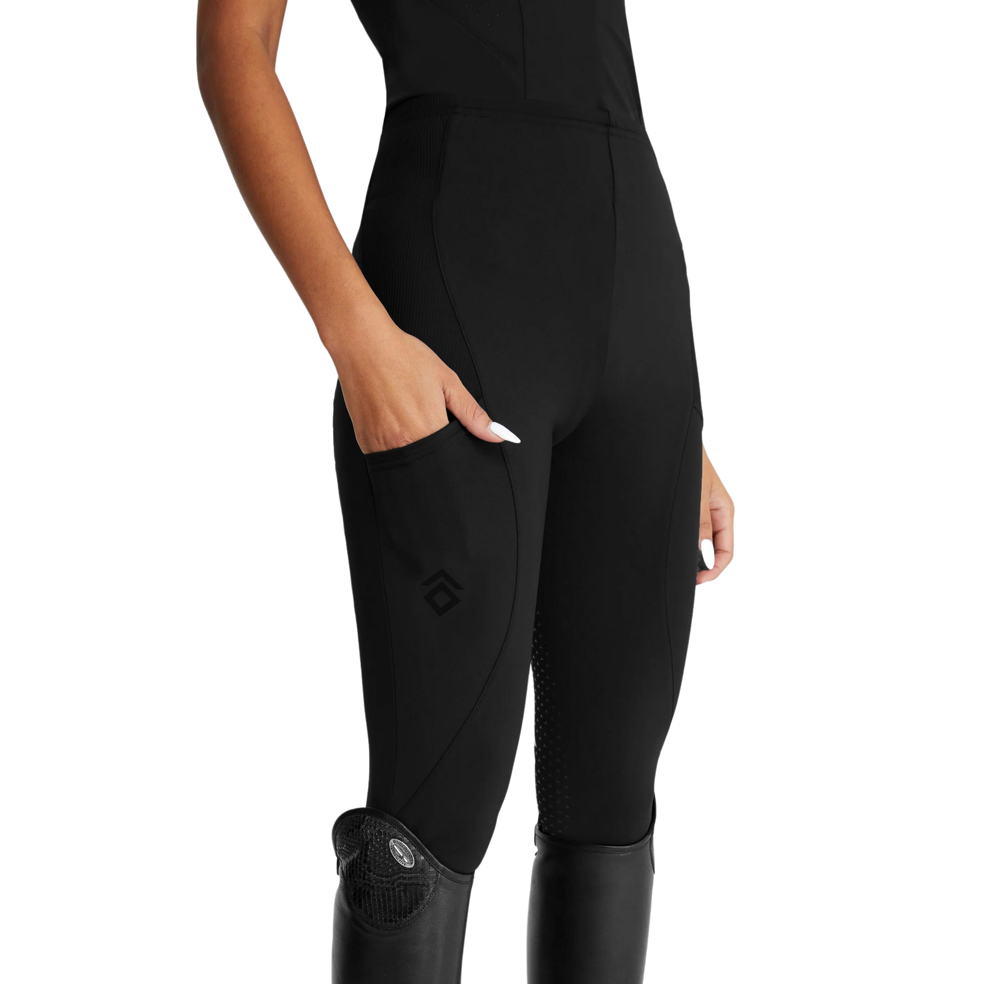 Aztec Diamond Core Leggings - Black