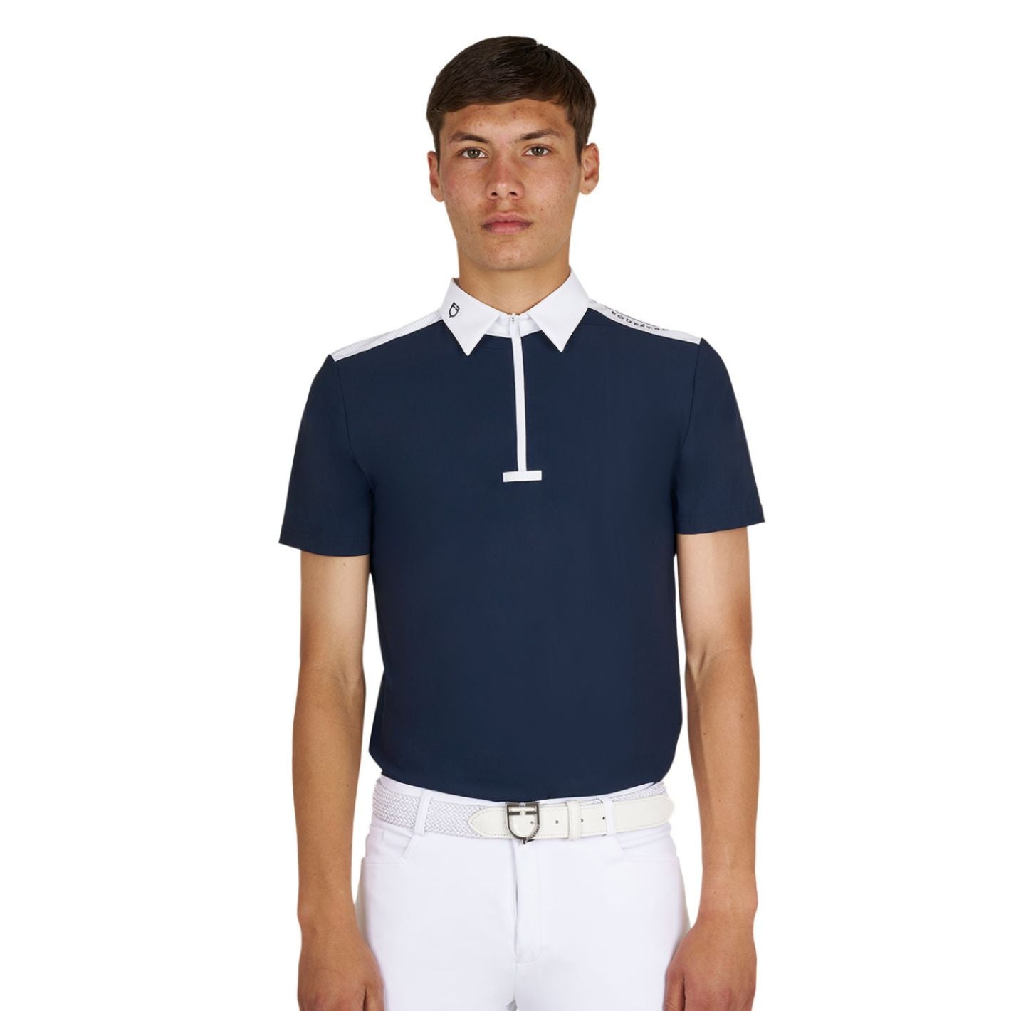 Equestro Competition Polo Shirt - Navy