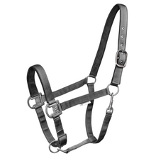 Load image into Gallery viewer, Waldhausen Gloomy Headcollar &amp; Leadrope Set - Granite Grey
