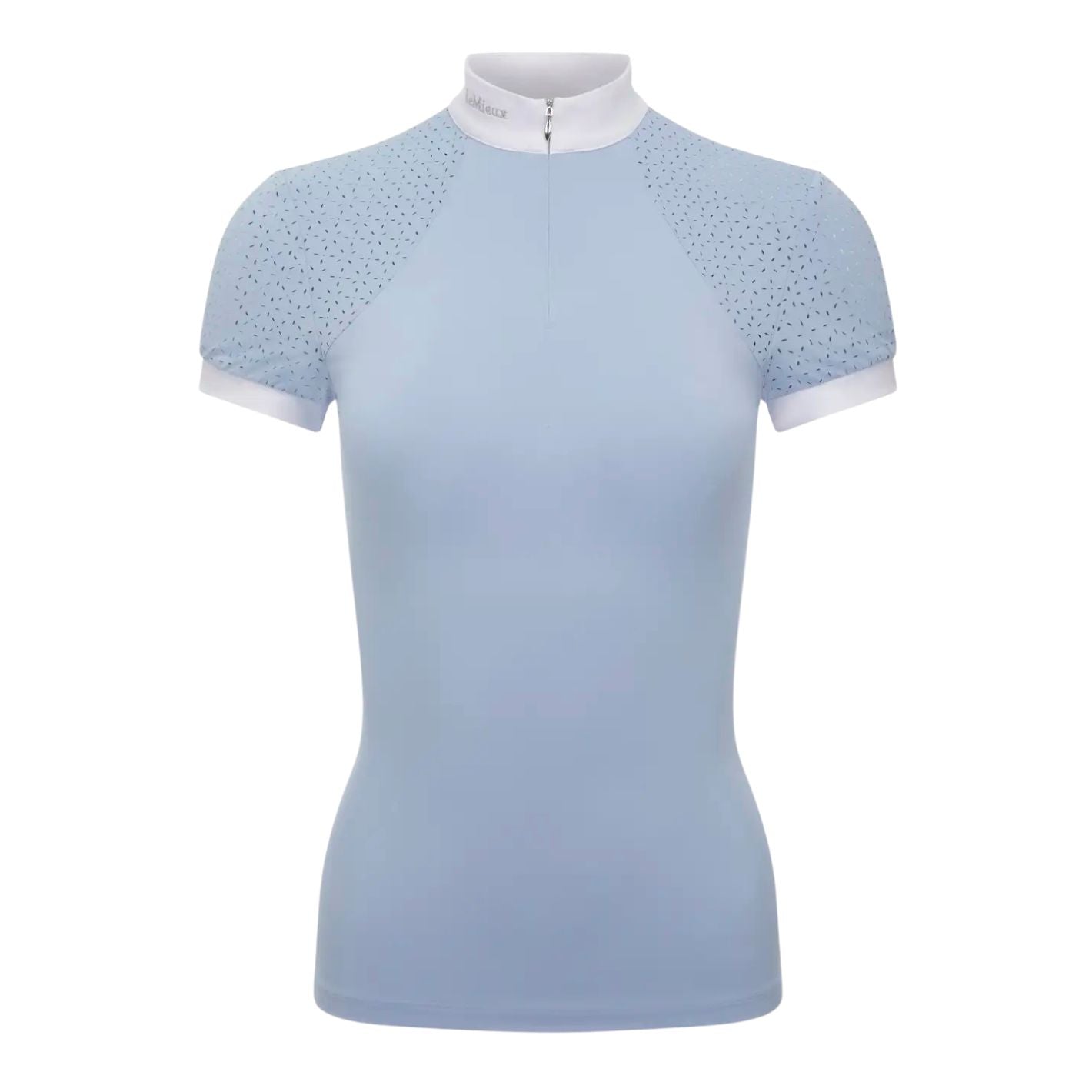 LeMieux Olivia Short Sleeve Show Shirt - Mist