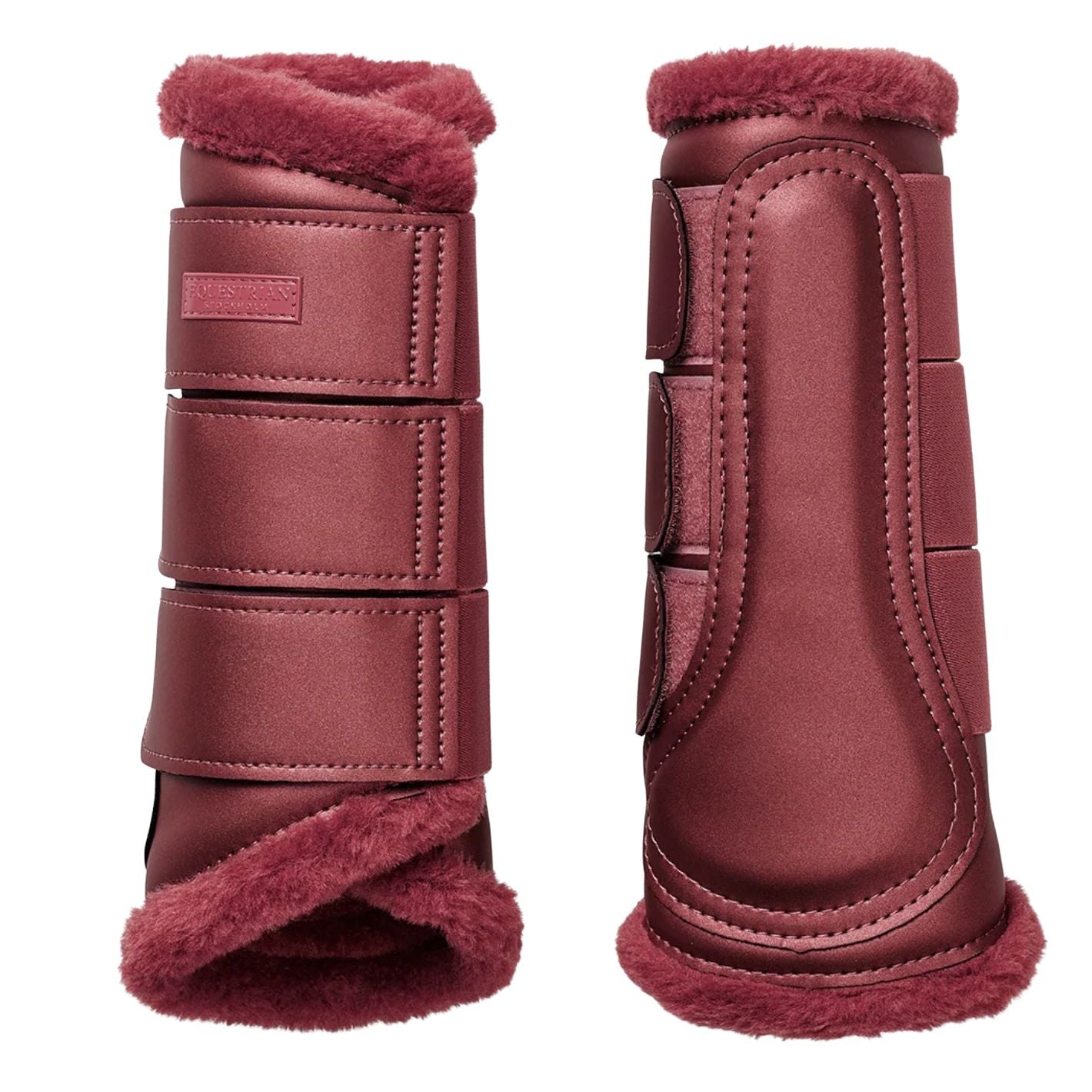Equestrian Stockholm Brushing Boots - Amber Rose