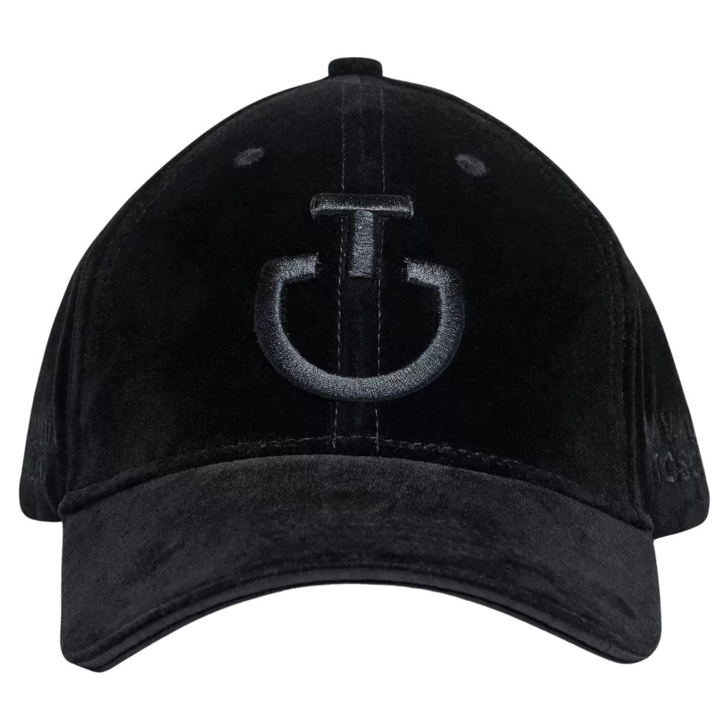 Cavalleria Toscana Velvet Cap - Black