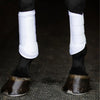 Equestrian Stockholm Mesh Brushing Boots - White Silver