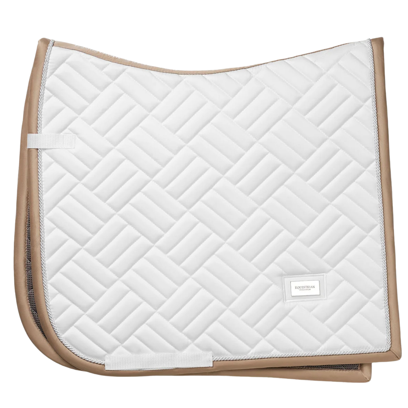 Equestrian Stockholm Dressage Pad - Modern White Sand