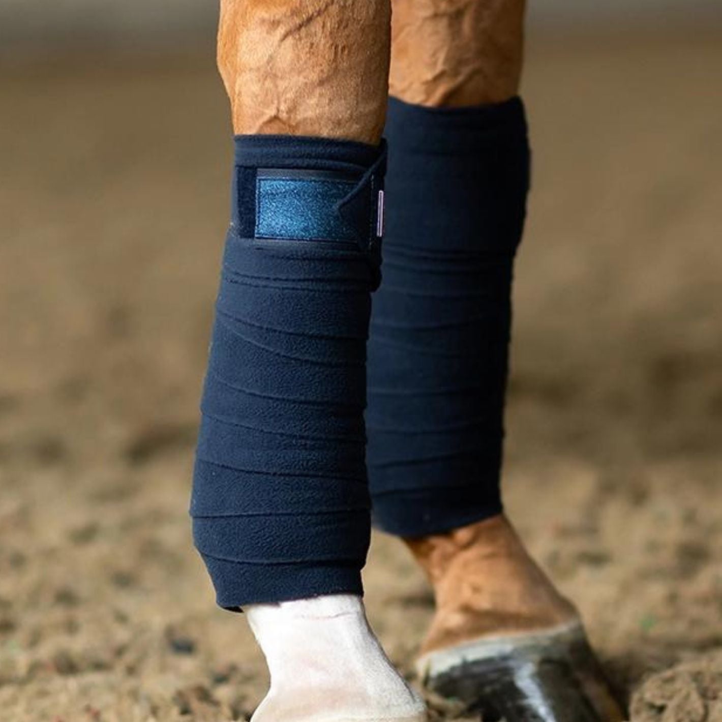 Equestrian Stockholm Bandages - Blue Meadow Glimmer