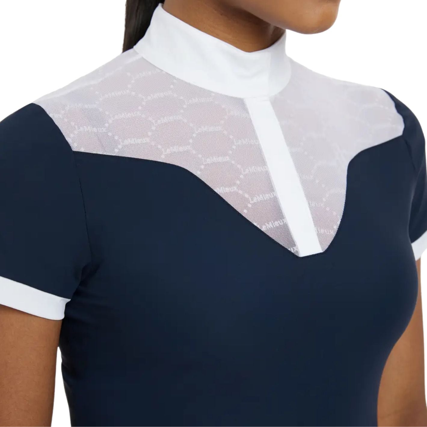 LeMieux Emily Short Sleeve Show Shirt - Navy