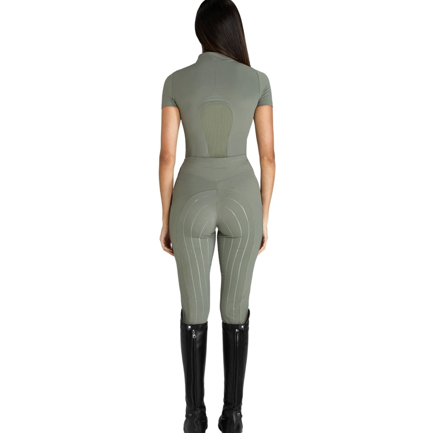 Aztec Diamond Define Leggings - Sage