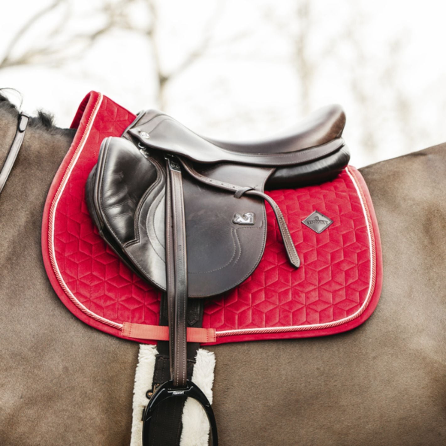 Kentucky Velvet Jump Pad - Red