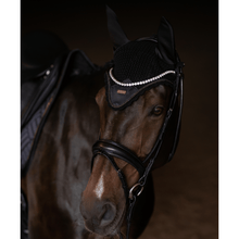 Load image into Gallery viewer, Equestrian Stockholm Ear Bonnet - Dark Ocean
