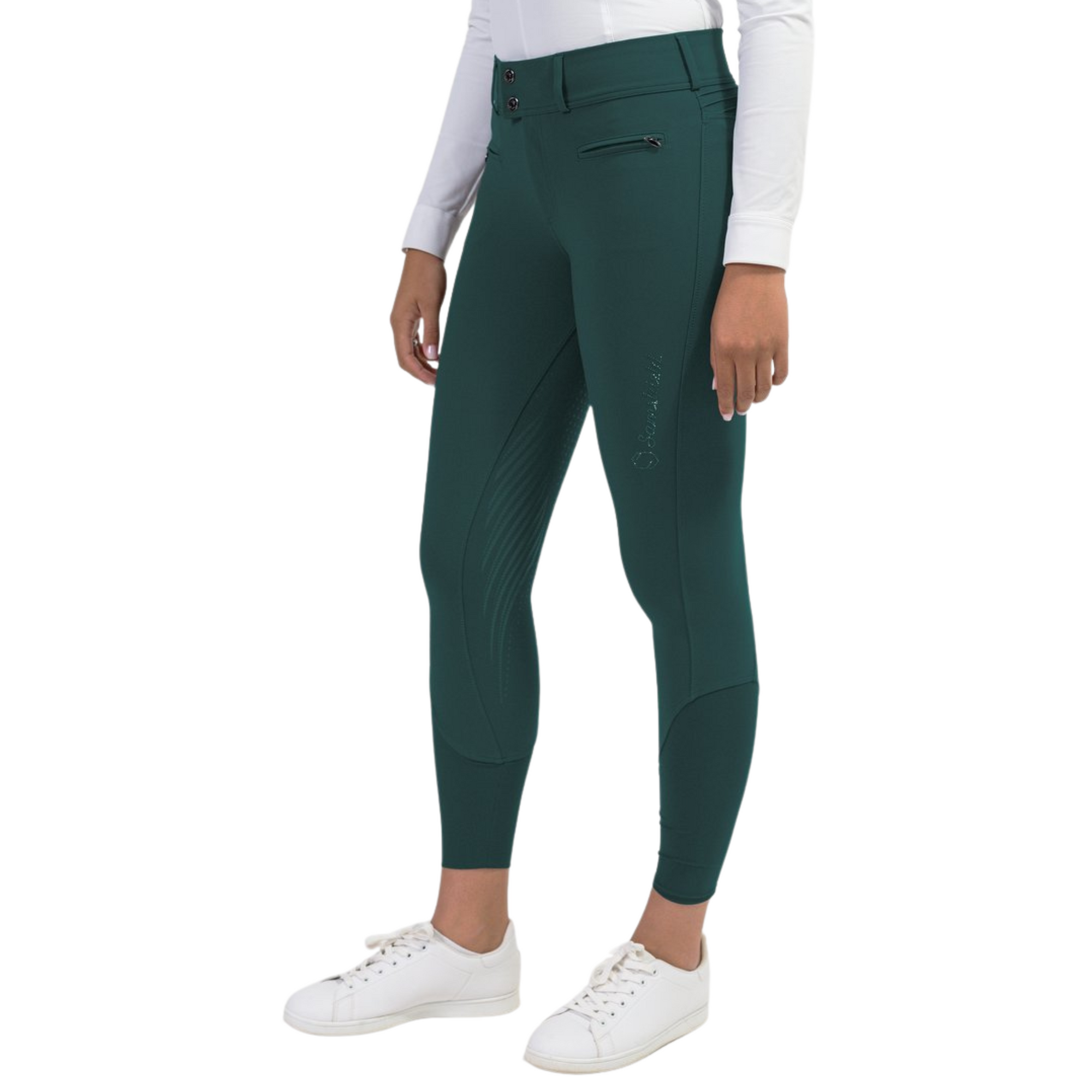 Samshield Clara High Waist Breeches - Posy Green