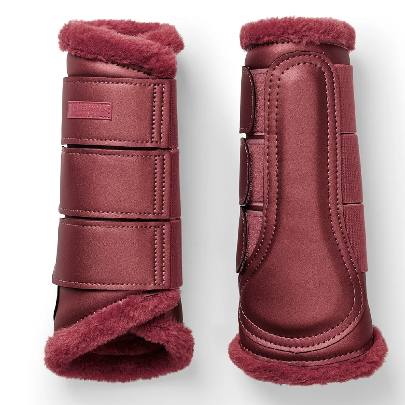 Equestrian Stockholm Brushing Boots - Amber Rose