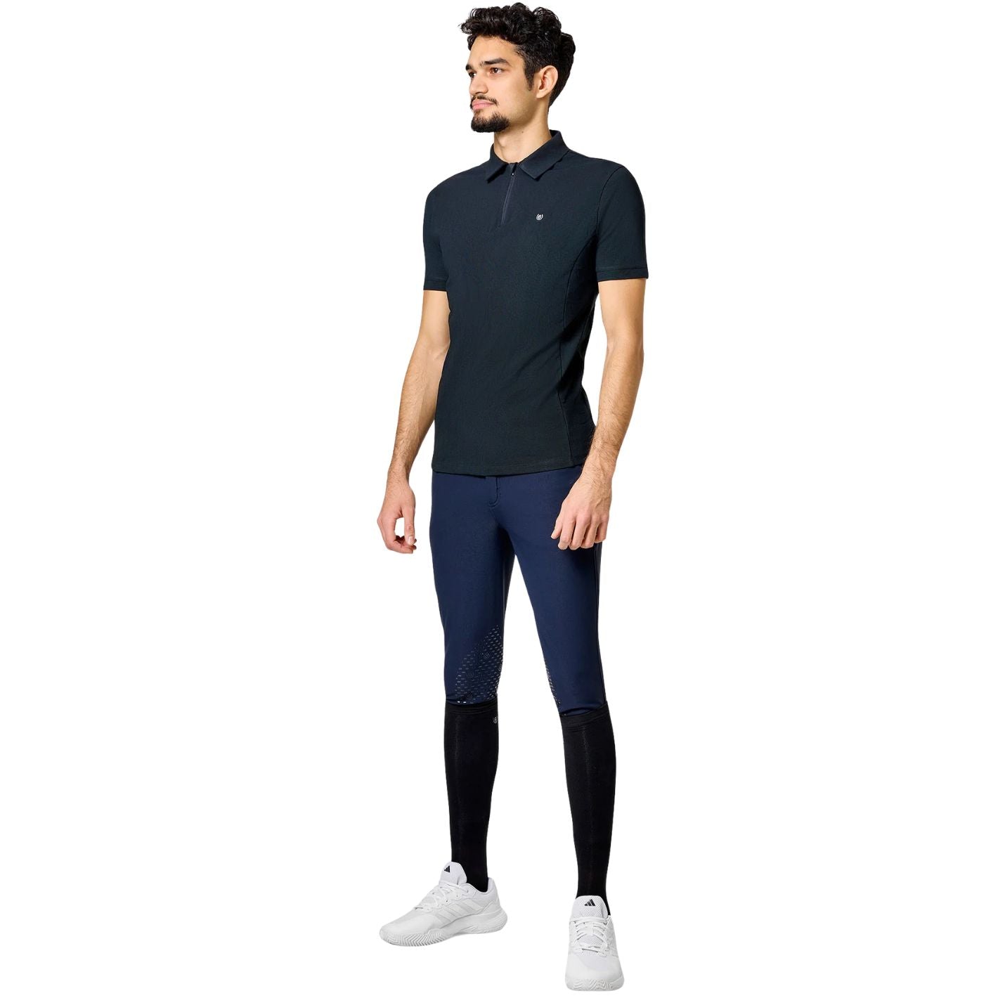 Equestrian Stockholm Men's Polo Shirt - Black