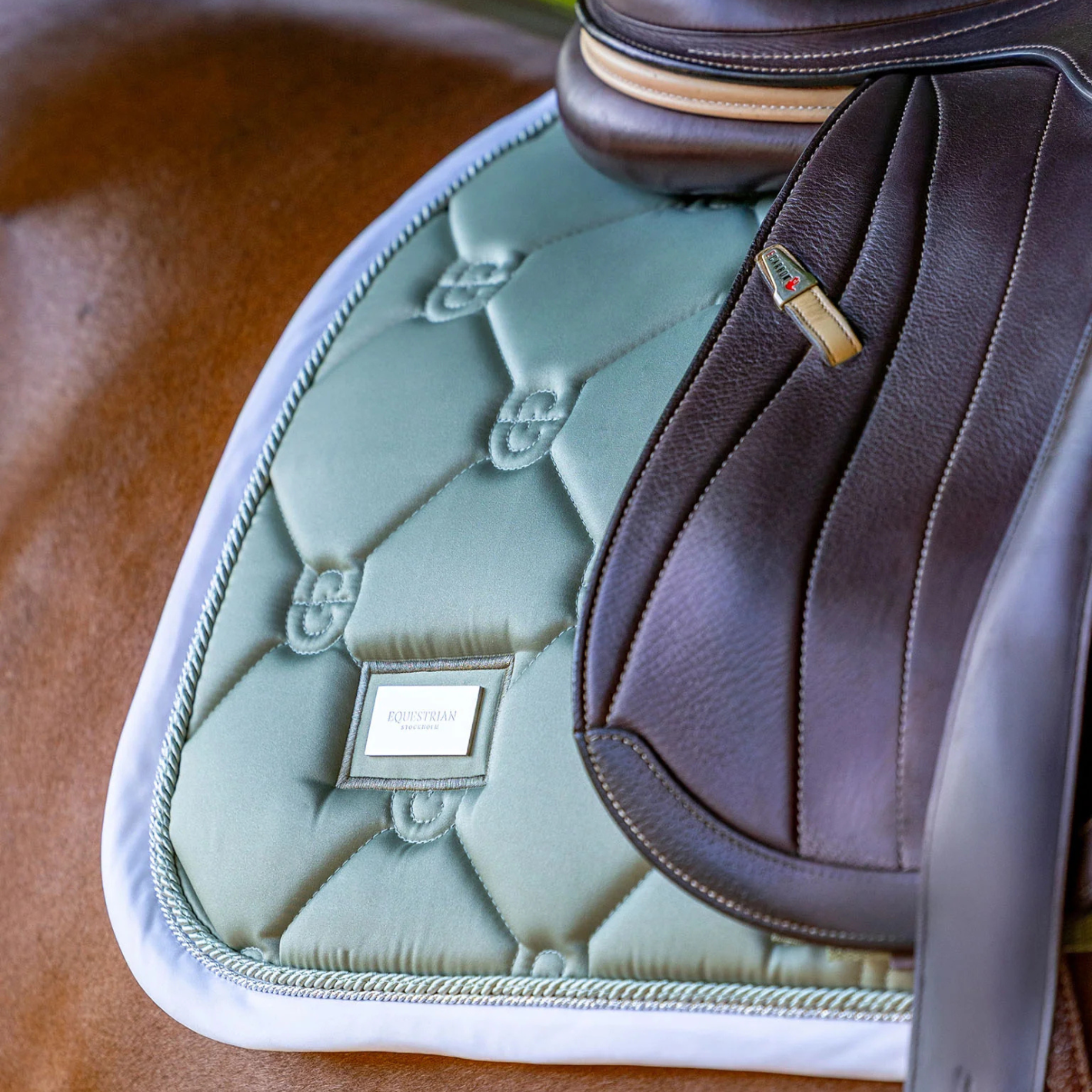 Equestrian Stockholm Jump Pad - Pistachio White
