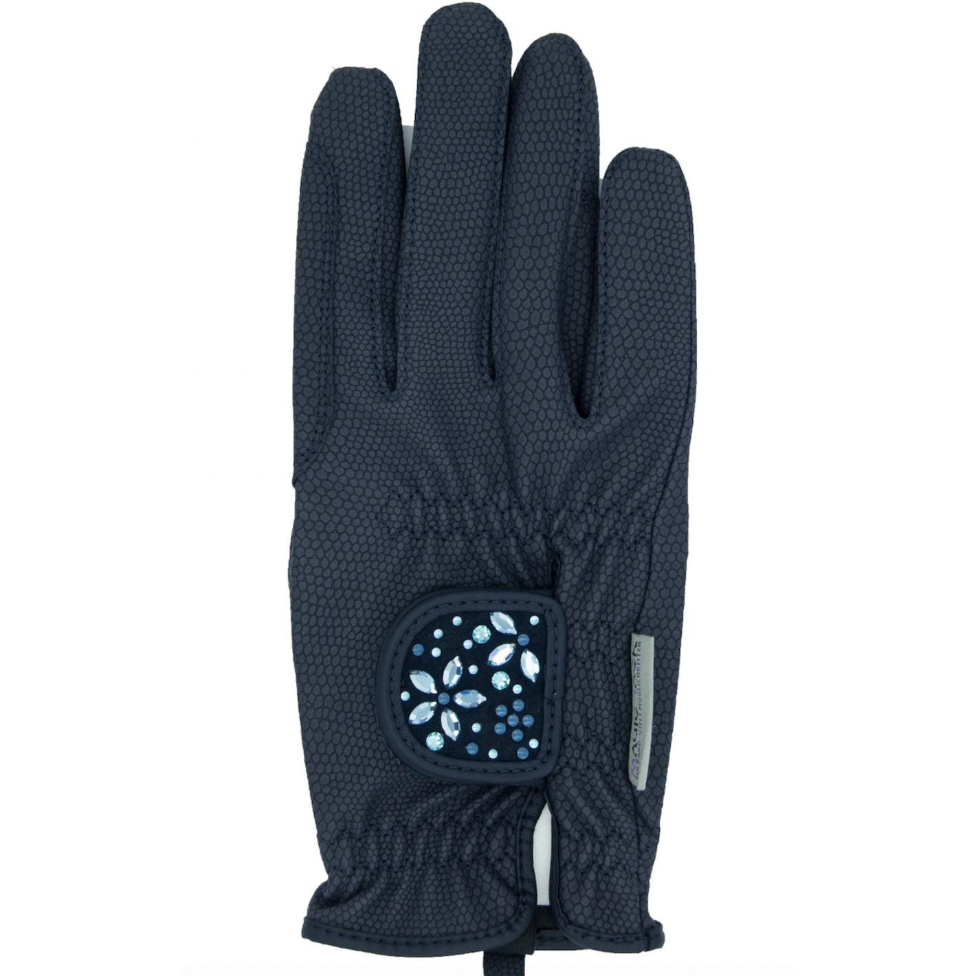 MagicTack Glove Patch - Navy Flower Swarovski