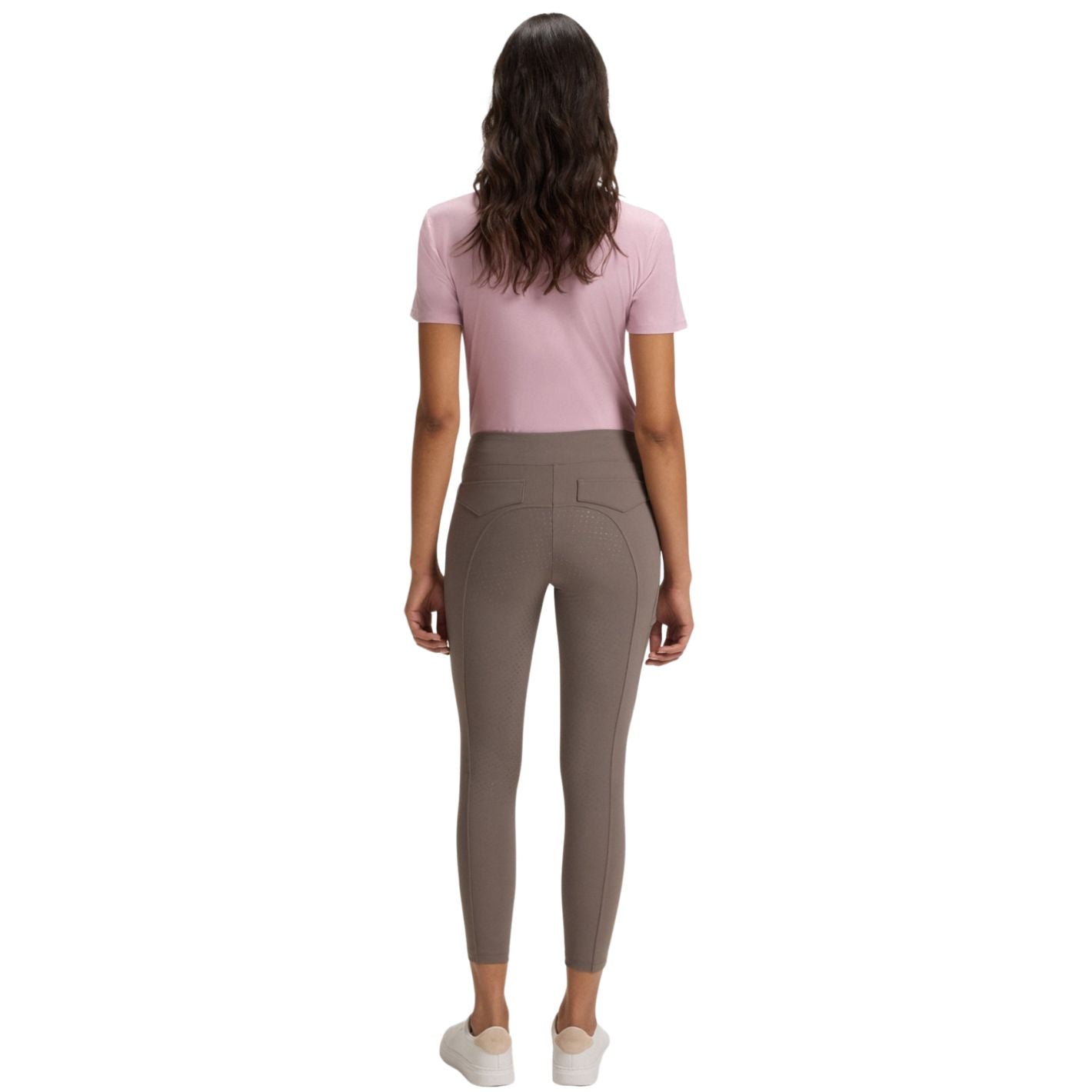 Boss Equestrian Helen Hybrid High Waist Leggings - Dark Pumice