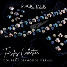 Load image into Gallery viewer, MagicTack Curved Browband - Doubles Diamonds Dream
