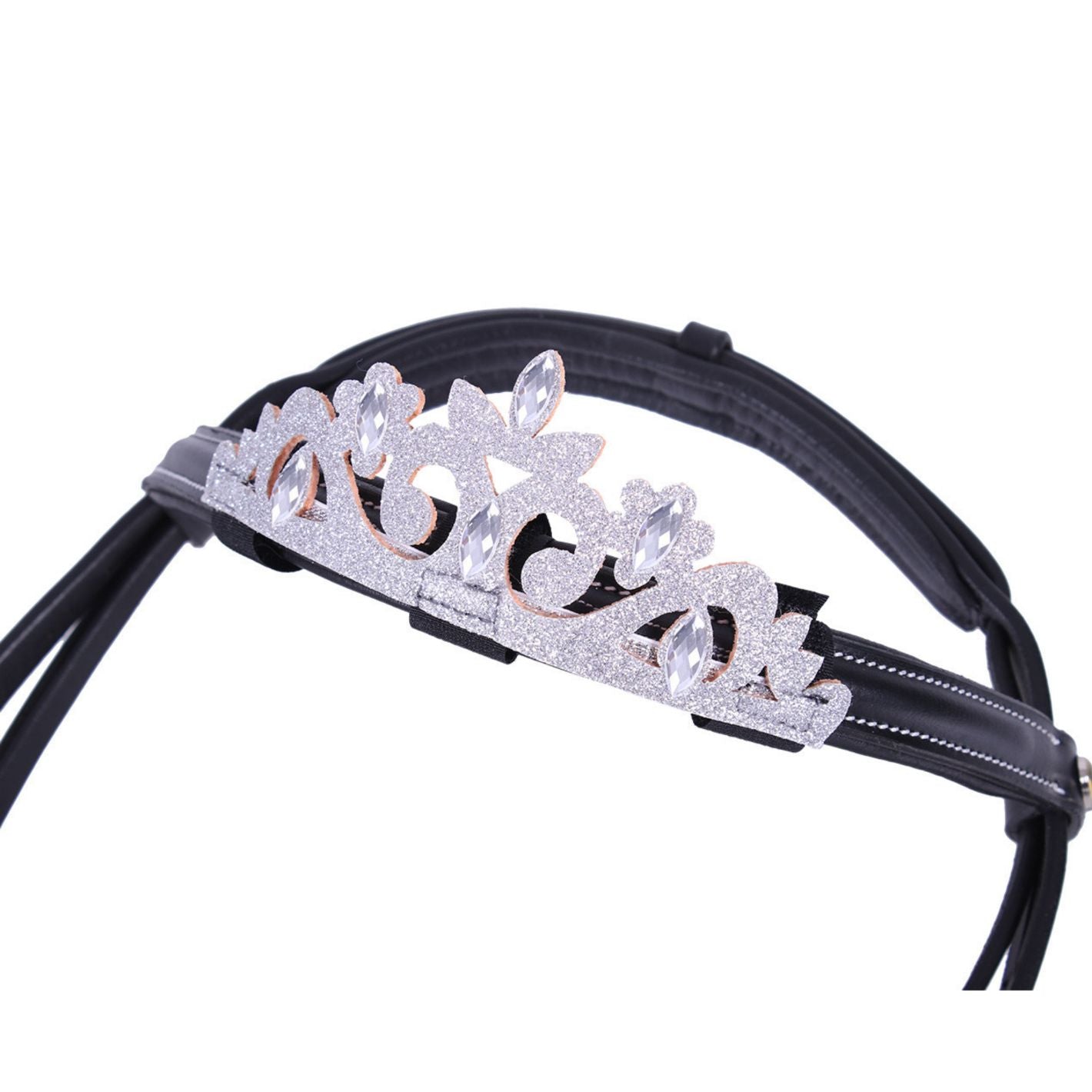 QHP Browband Crown - Silver