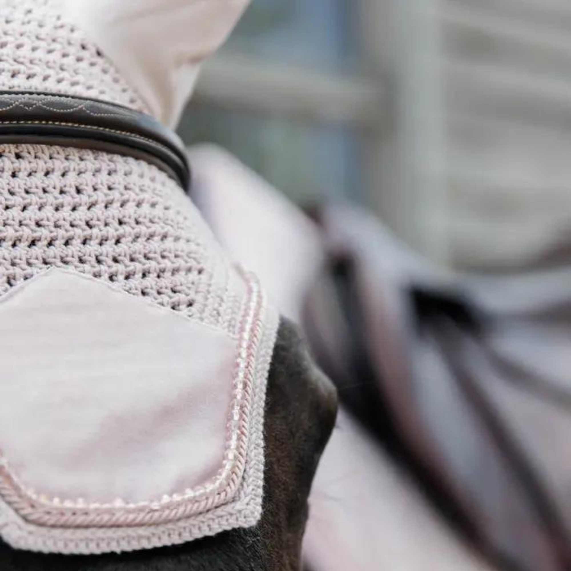 Kentucky Velvet Ear Pearl Bonnet - Soft Rose