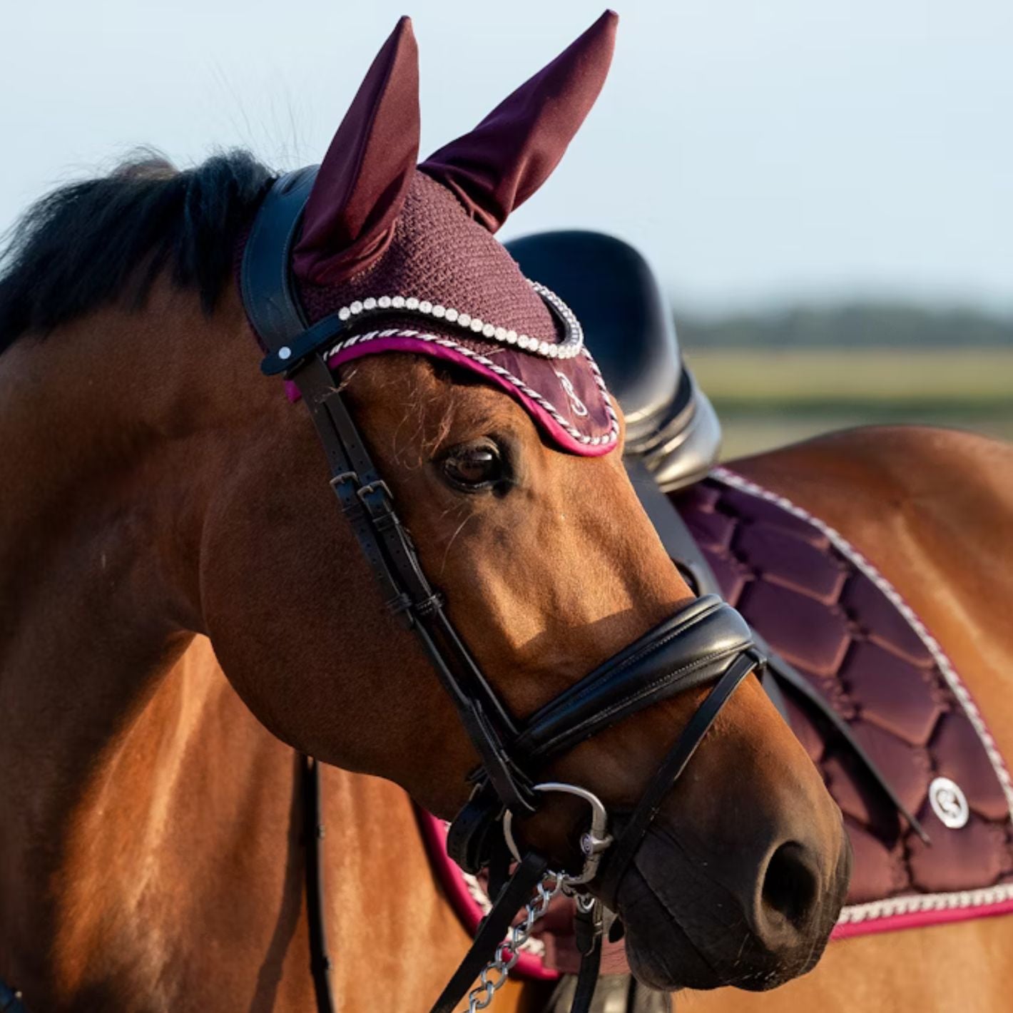 PS of Sweden Ear Bonnet - Plum