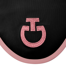 Load image into Gallery viewer, Cavalleria Toscana Light Weight Jersey Ear Bonnet - Black/Pink
