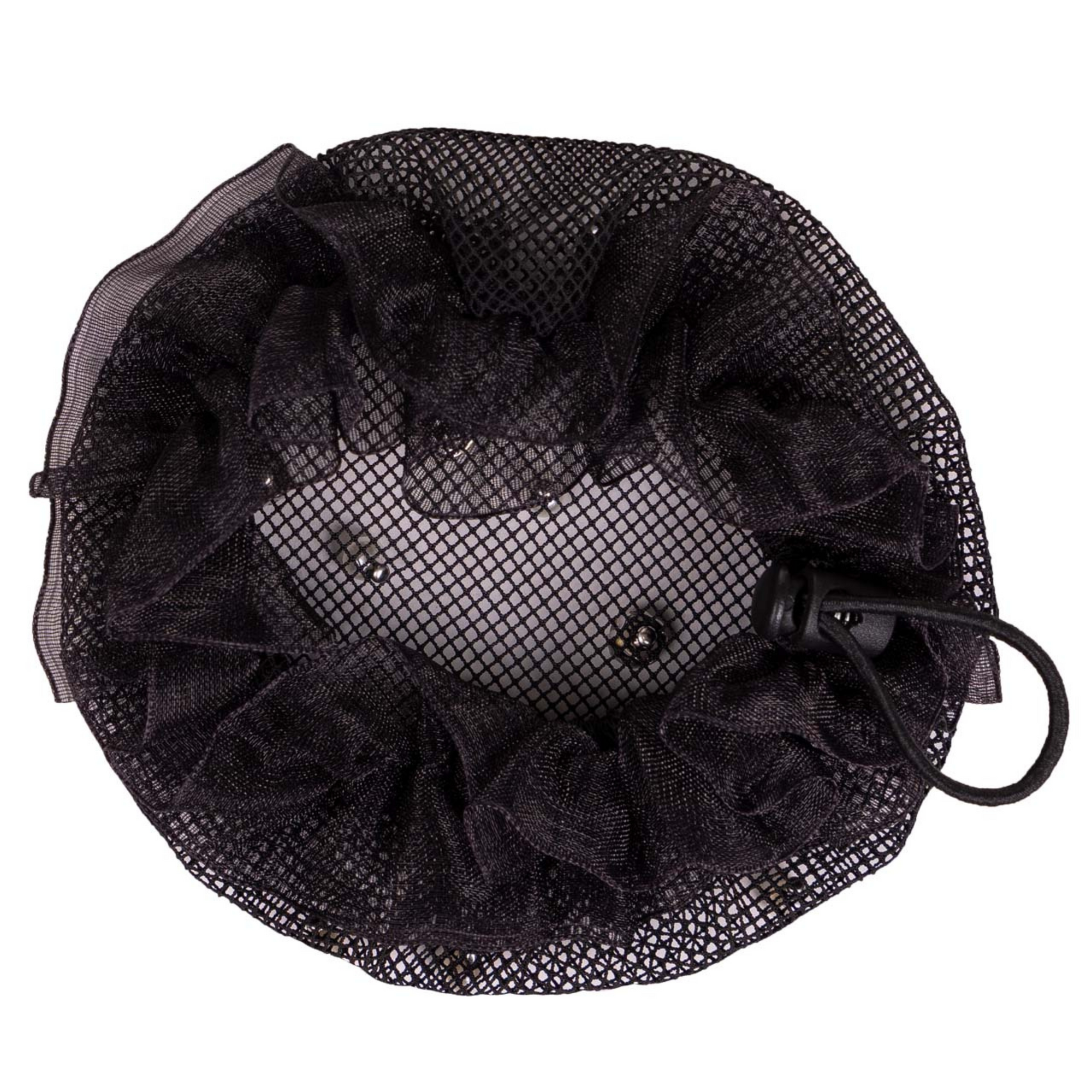 QHP Twinkle Hair Net - Black/Silver