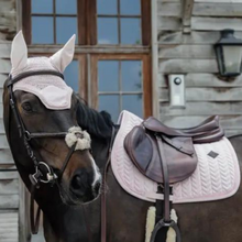 Load image into Gallery viewer, Kentucky Velvet Pearl Jump Saddle Pad - Soft Rose
