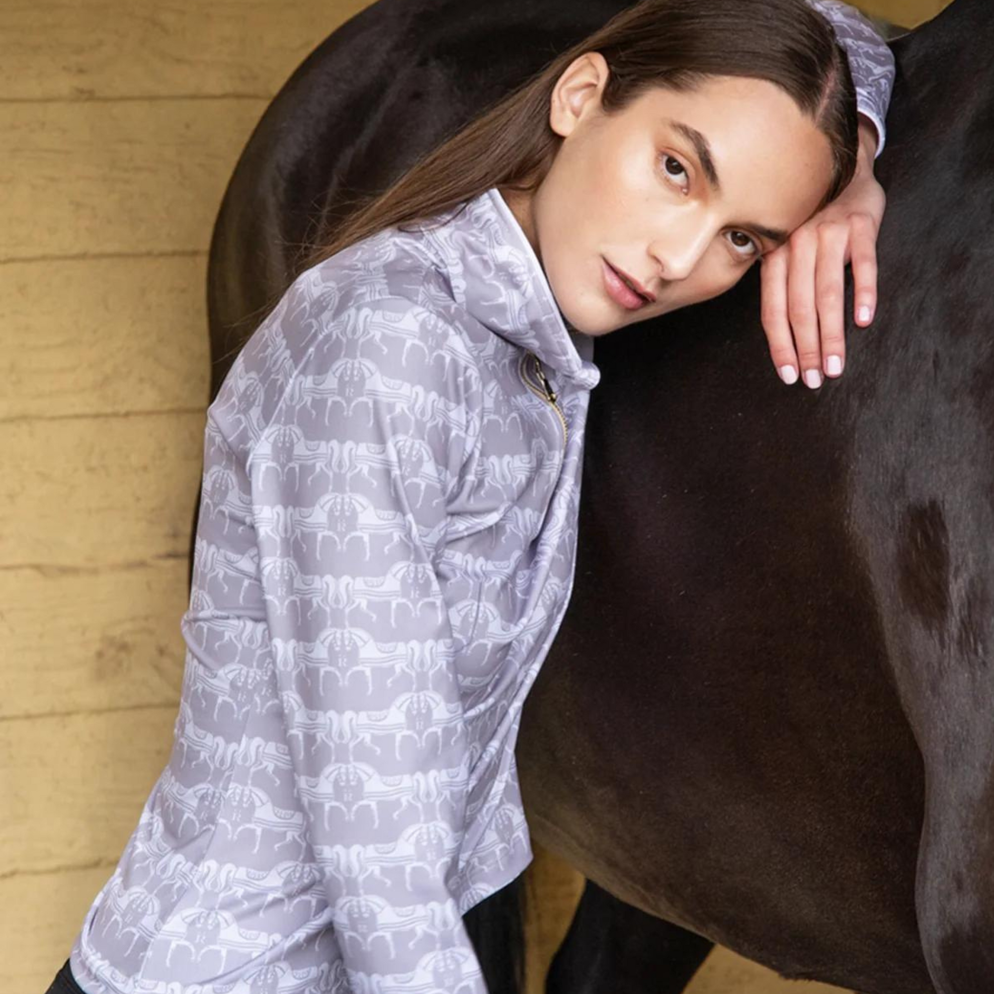 Ronner Harmony Steed Print Long Sleeve Shirt - Hazelwood