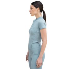 Load image into Gallery viewer, Maximilian Equestrian Short Sleeve Base Layer - Aqua
