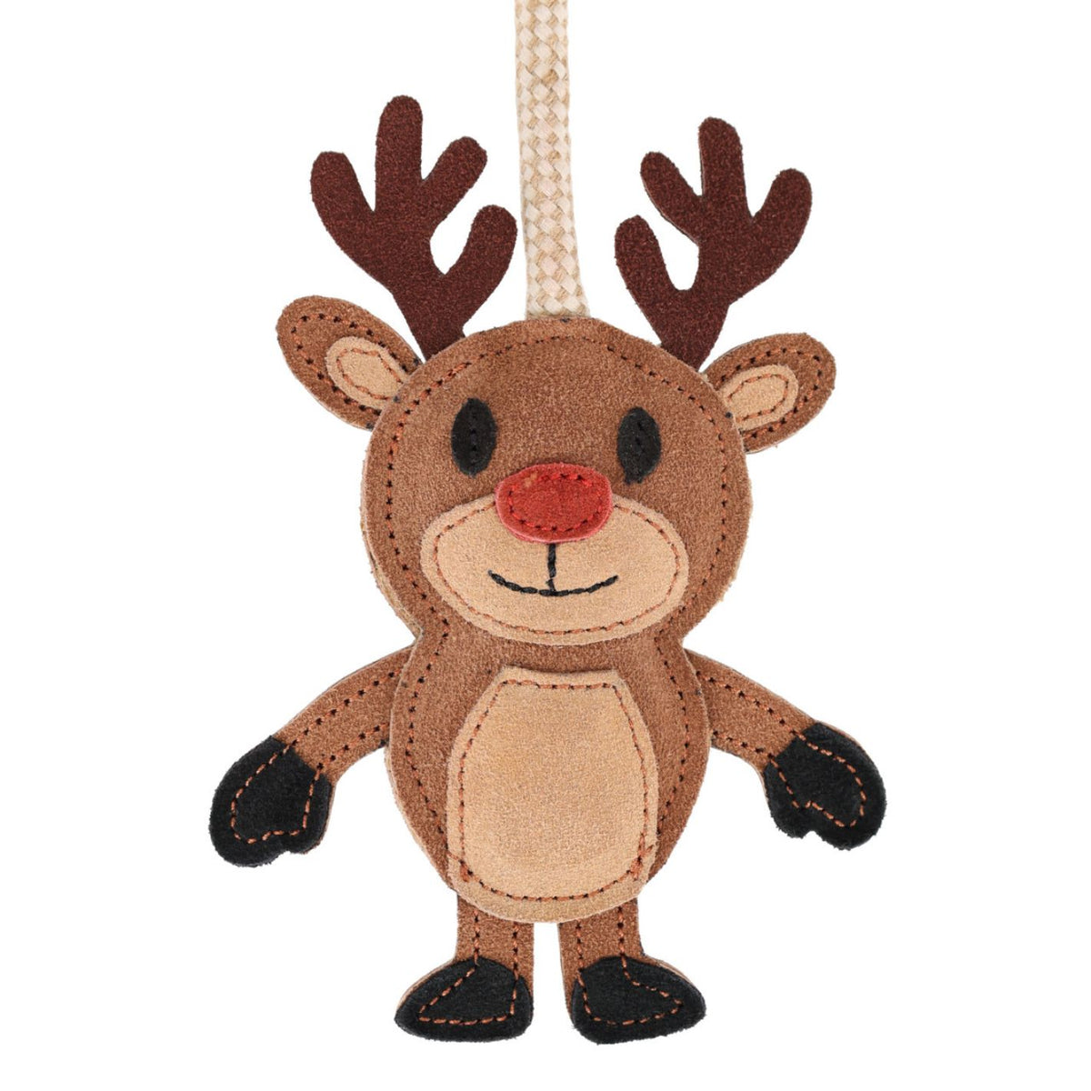 QHP Horse Toy Hanger Gift box Christmas Rudolph