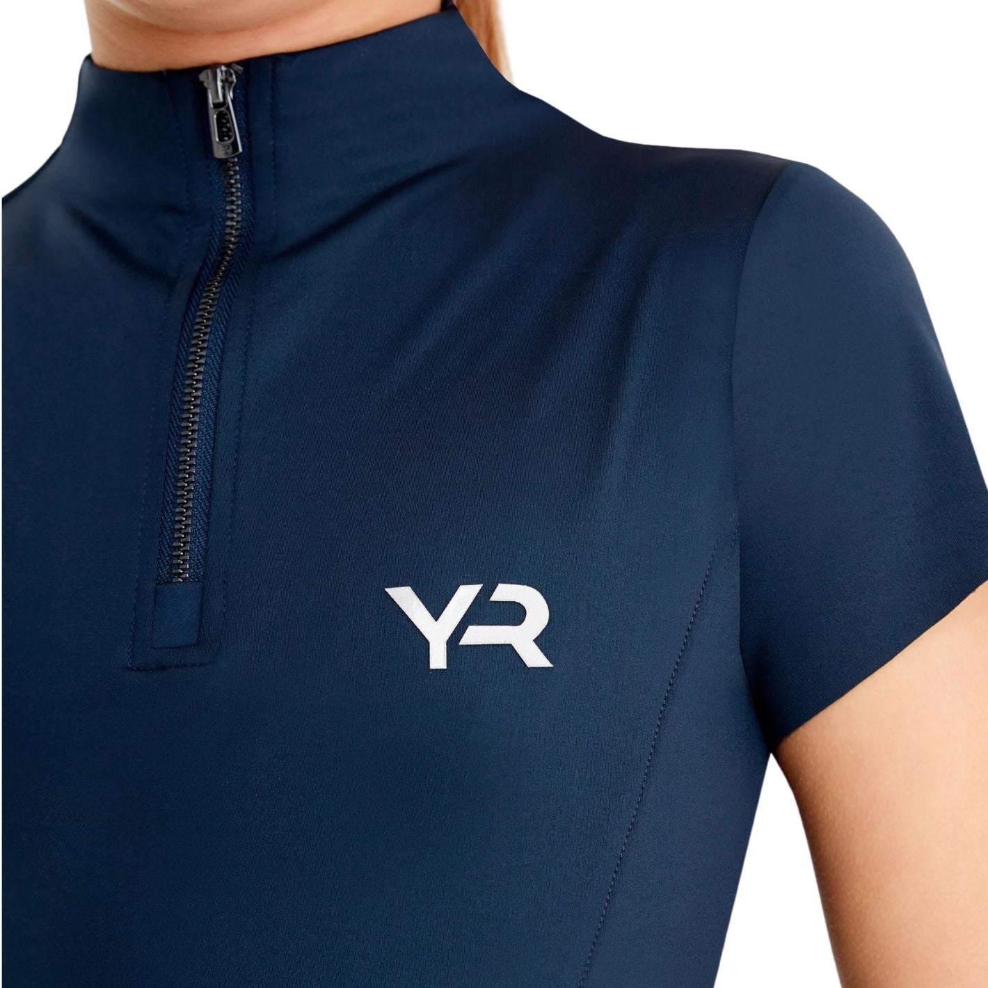 Aztec Diamond Short Sleeve Kids Base Layer - Navy