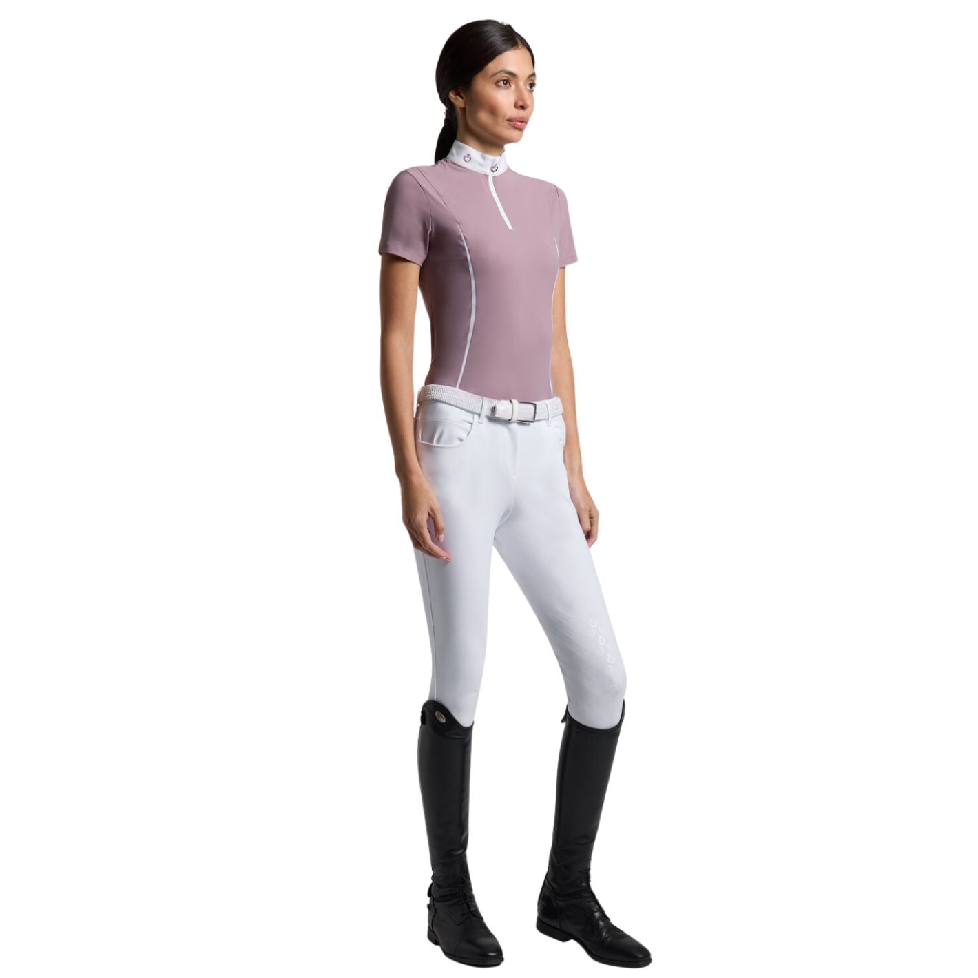 Cavalleria Toscana Technical Competition Shirt - Grape Shake