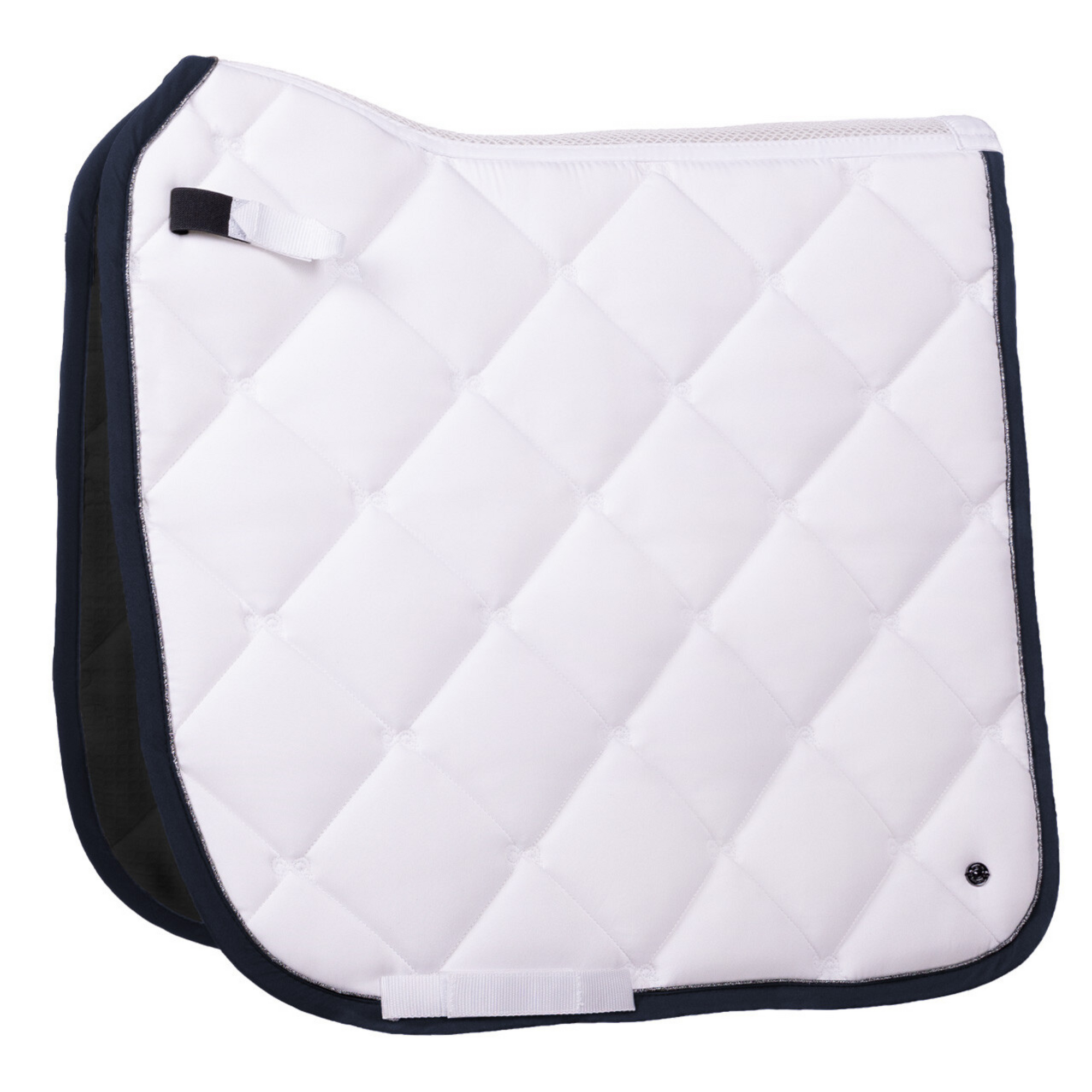 PresTeq Dressage Pad - White/Navy