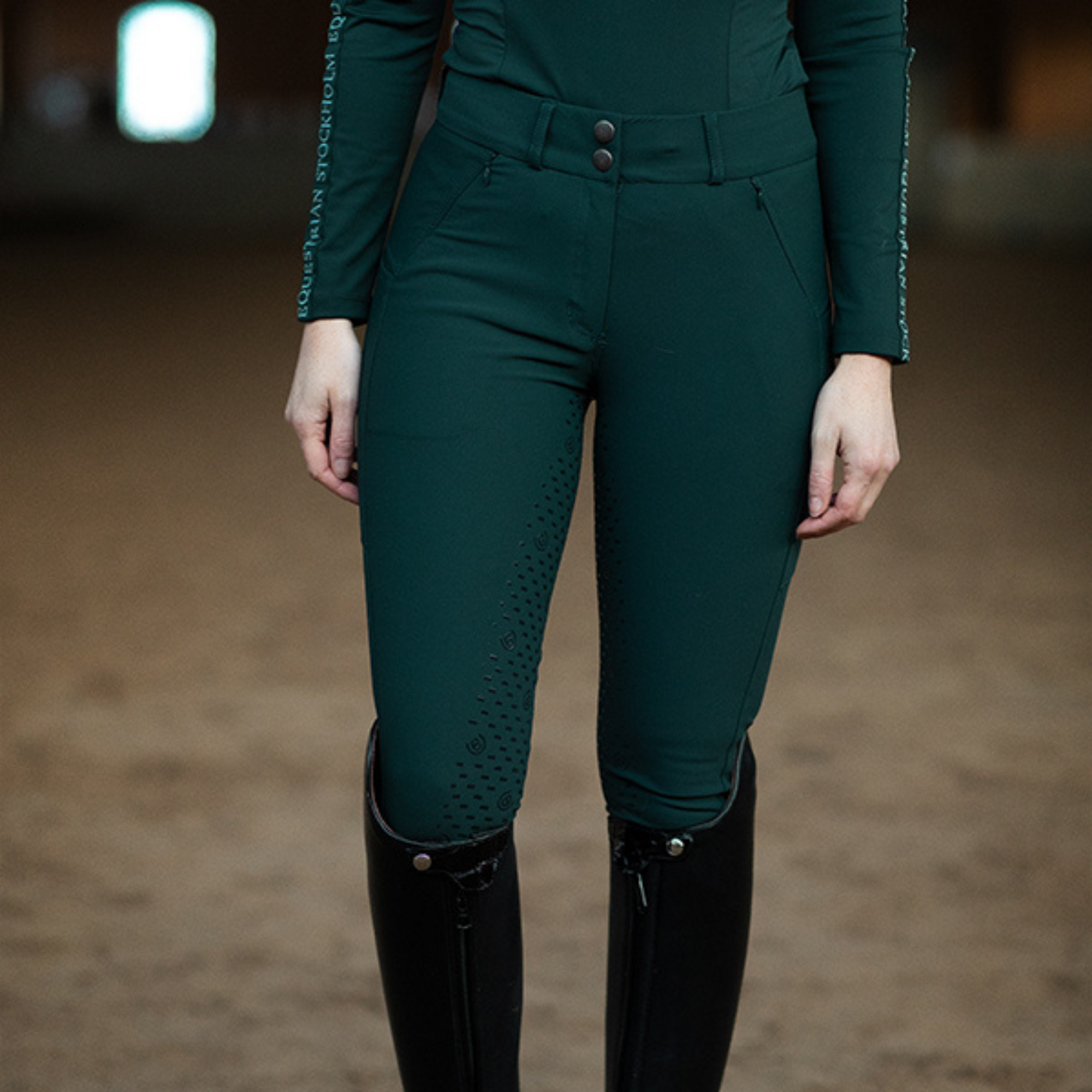 Equestrian Stockholm Elite Breeches - Dramatic Monday