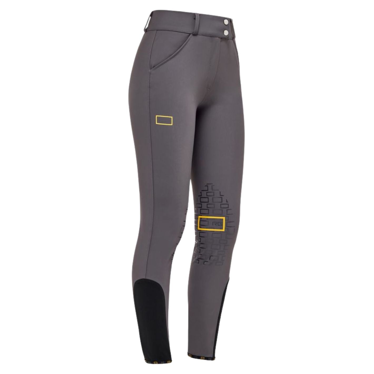 RG by Cavalleria Toscana Ladies High Waist Breeches - Grey
