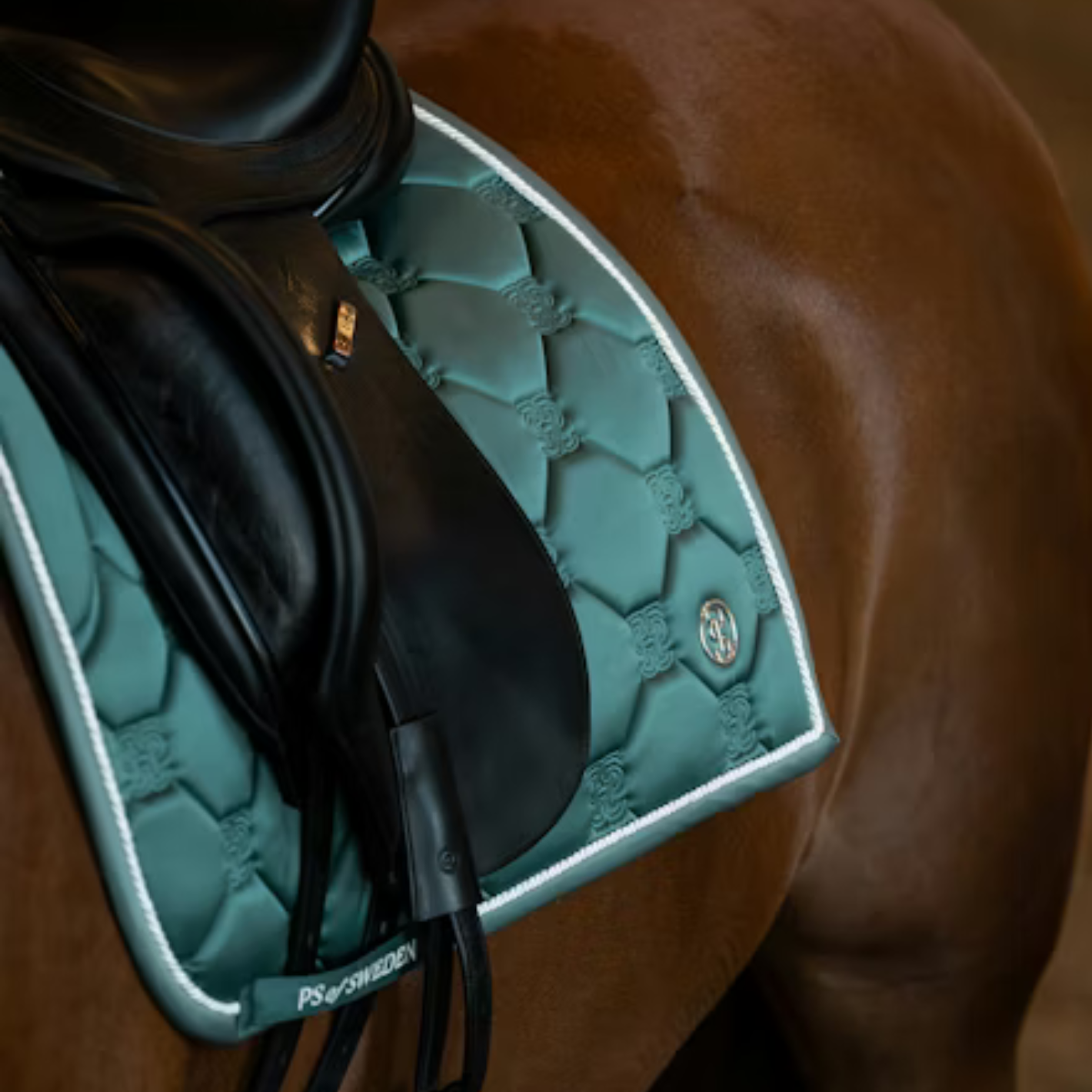 PS of Sweden The Essence Dressage Pad - Minty Mirage